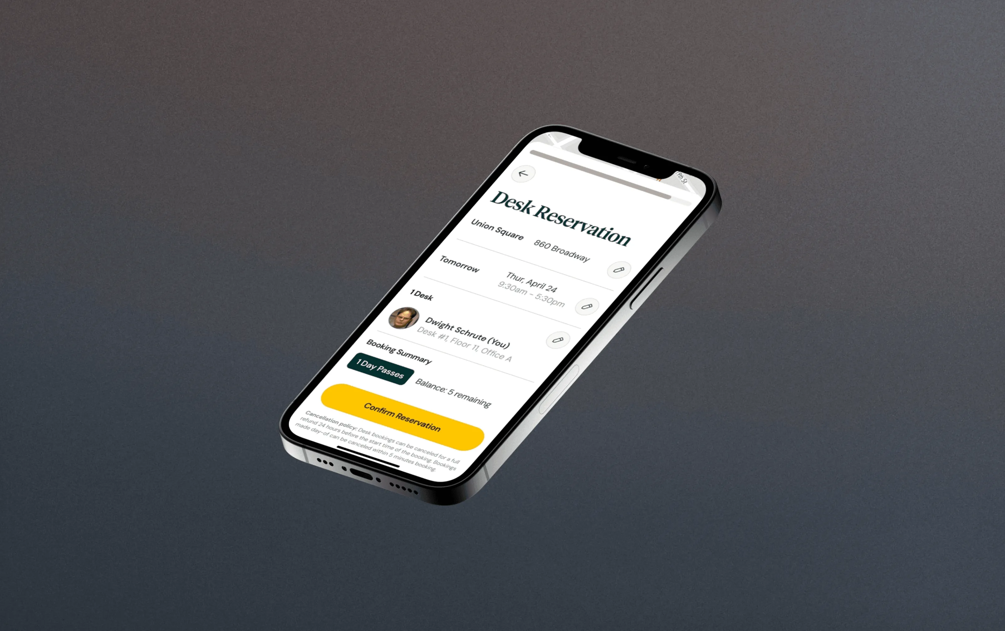 Industrious Member App preview