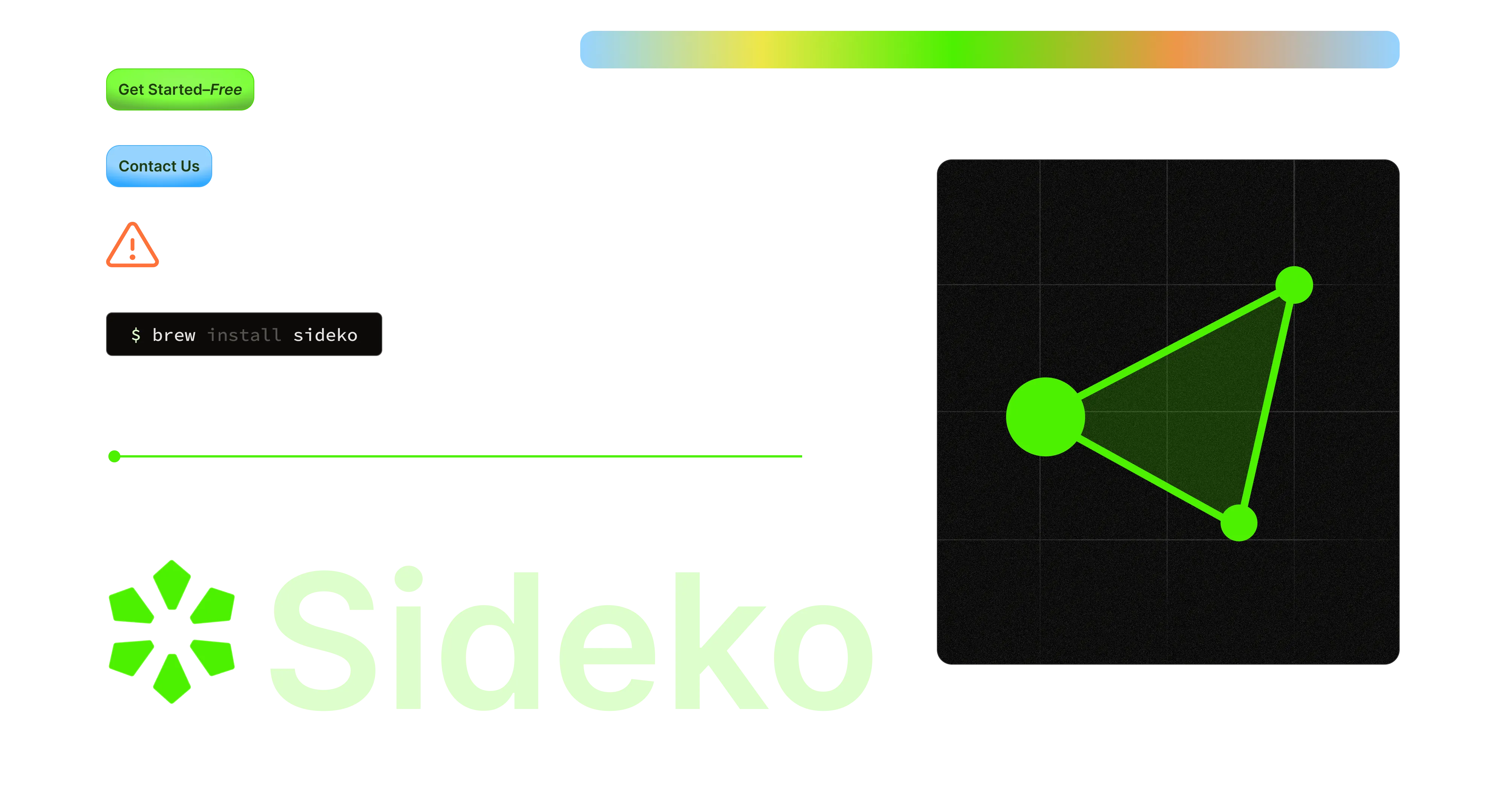 Sideko visual identity system