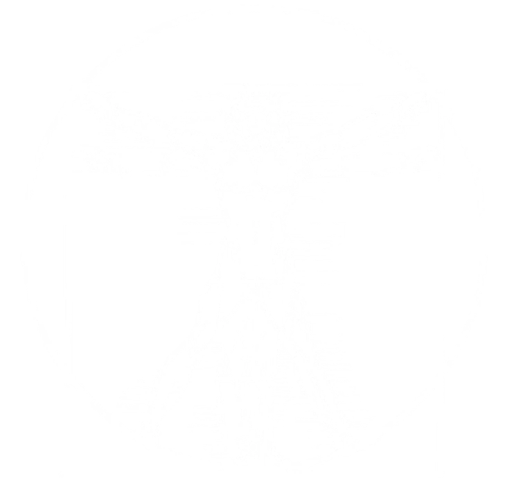 Vitruvian man representing human potential